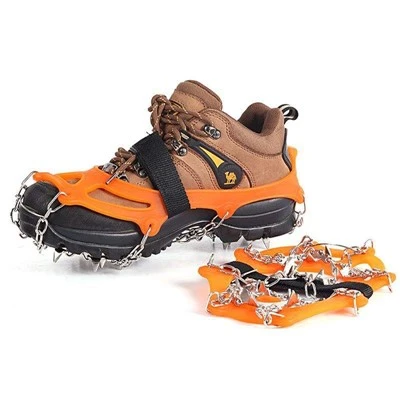 Portable 19 Spikes Ice Crampon-Durable Waterproof Climbing Tools for Outdoor Use